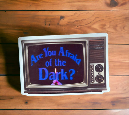 Are You Afraid Of The Dark - Retro TV - Vinyl Sticker - Die Cut
