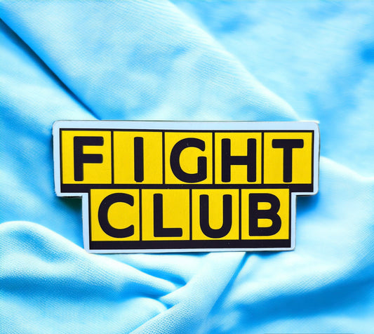 Fight Club - Waffle House Style - Vinyl Sticker - Die Cut