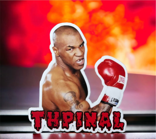 Mike Tyson - Thpinal - Vinyl Sticker