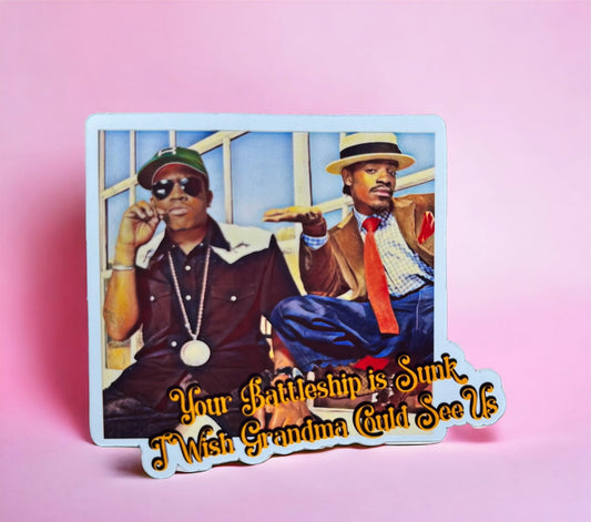 Outkast Sticker - GHETTOMUSICK - Vinyl Sticker - Die Cut