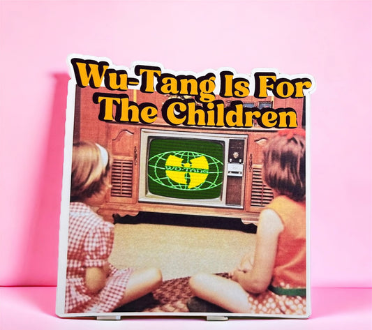 Wu-Tang Sticker - Wu-Tang Is For The Children - Vinyl Sticker - Die Cut